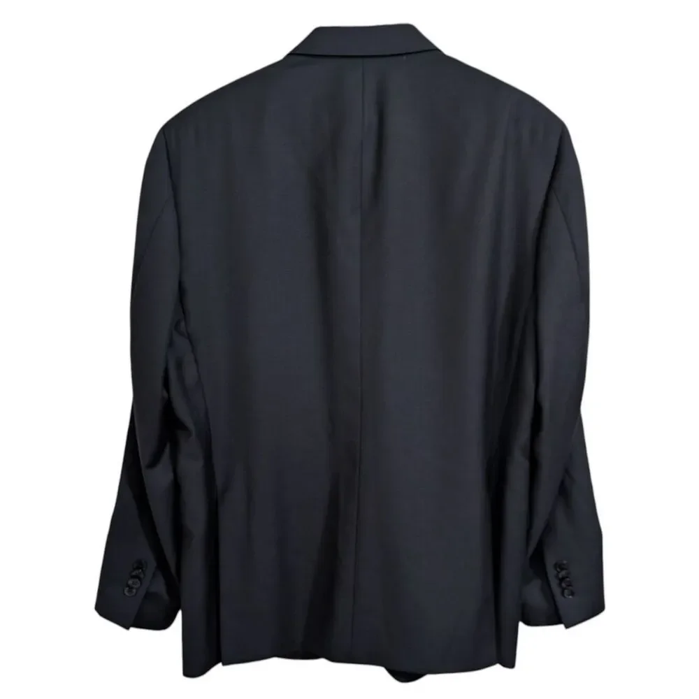 Peter Millar Collection Navy Blue 100% Wool 2-Button Suit Jacket Blazer 40S